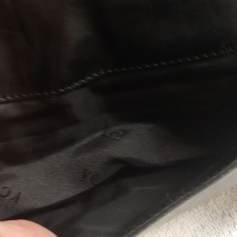 NWOT Kenneth Cole NY black leather bag - Picture 7 of 16